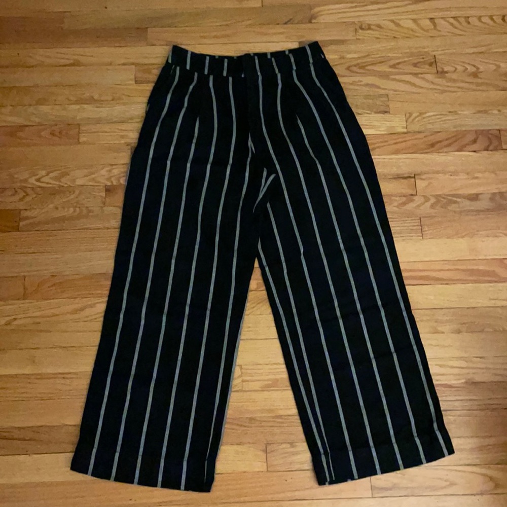 GAP Wide Leg Striped Pants
